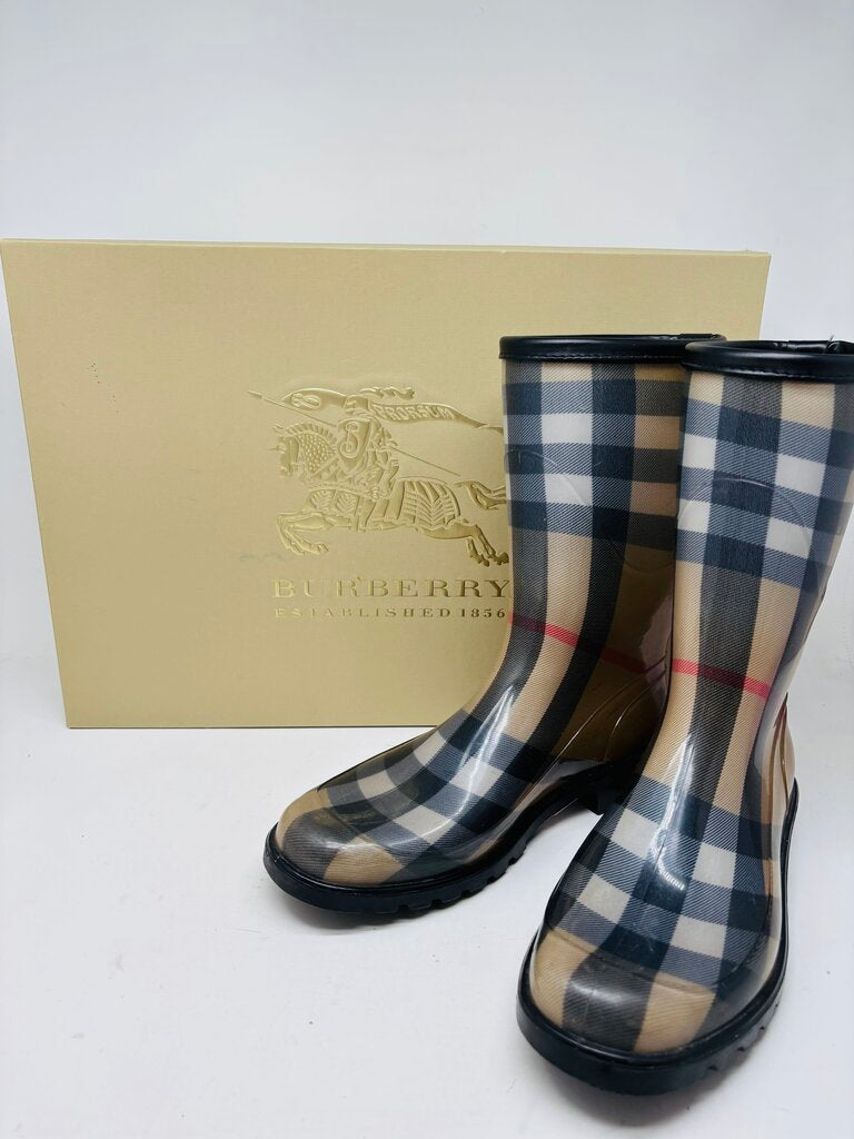 Burberry Rainboot Tan 8.5