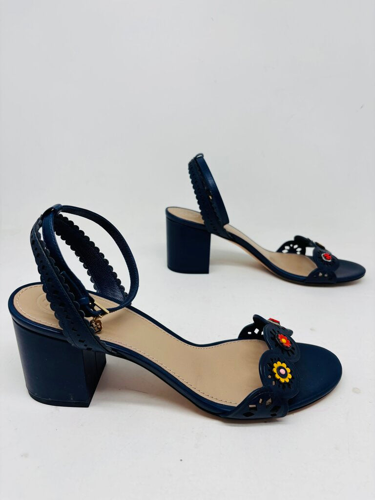 Tory Burch Heels Navy 8.5