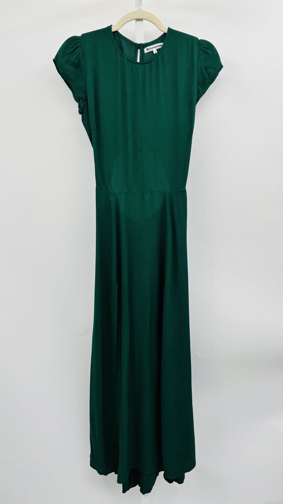 Reformation Maxi Dress Green 2