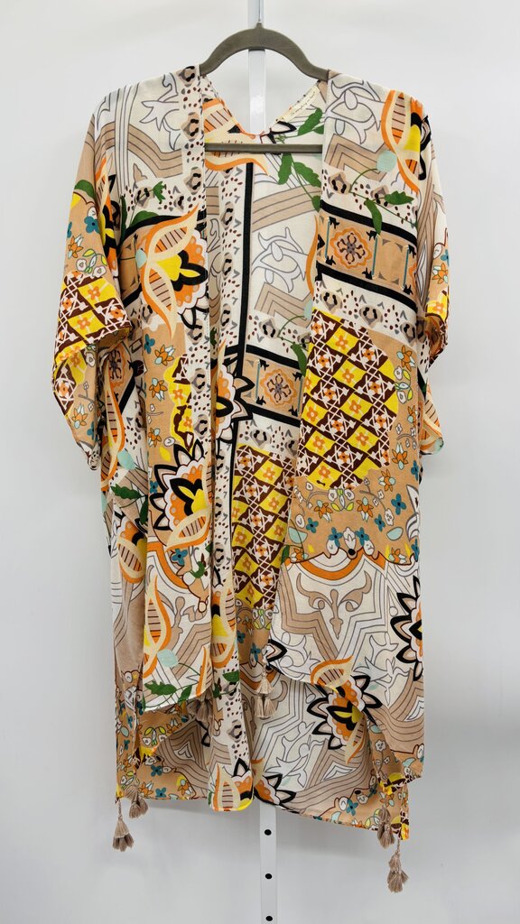 Do Everything In Love Kimono Orange OS
