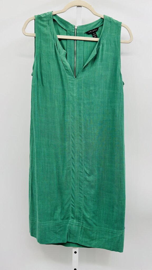 Tribal Dress Green M
