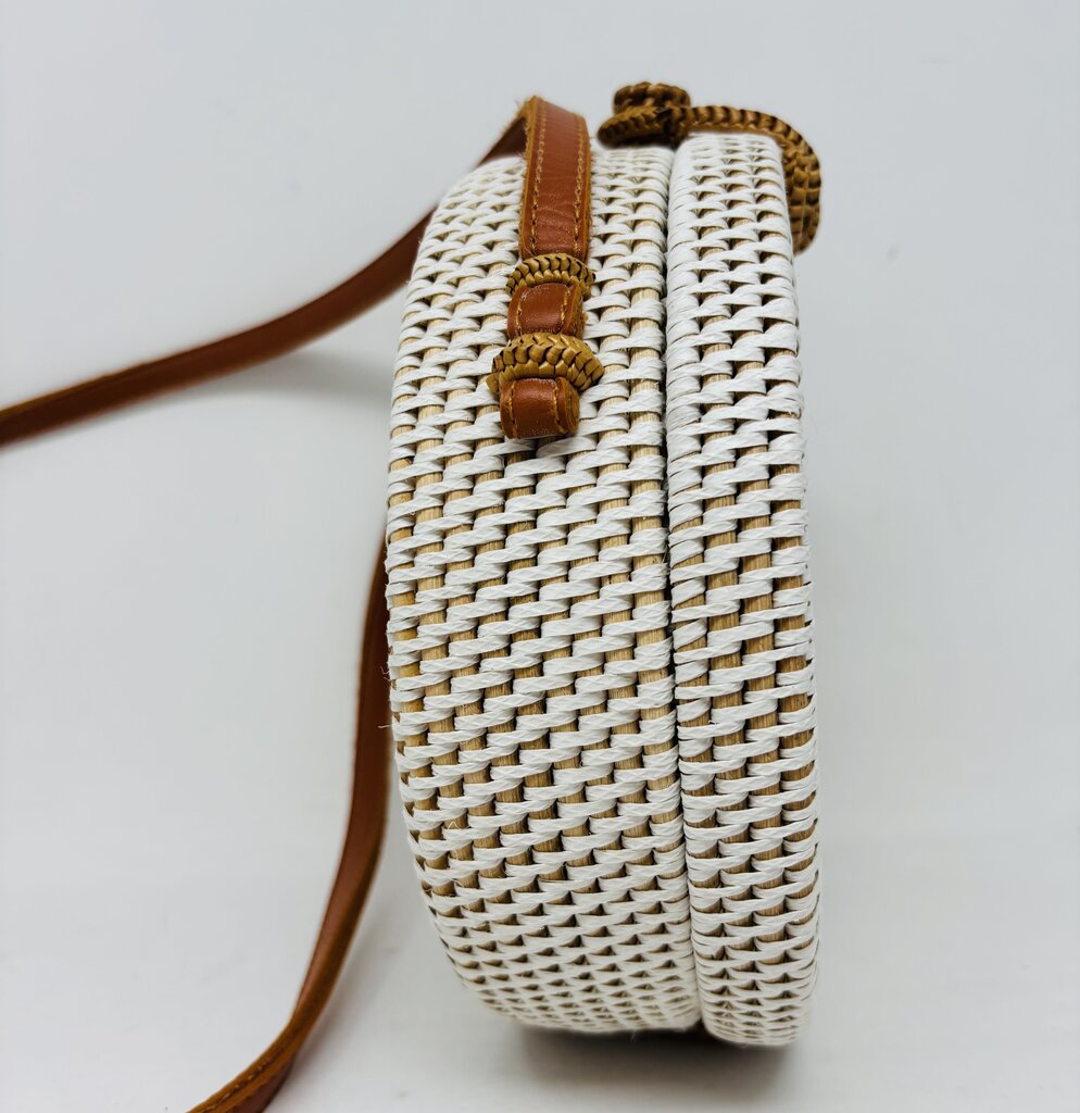 Anthropologie Crossbody Bag White