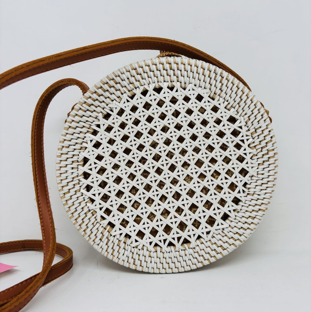 Anthropologie Crossbody Bag White