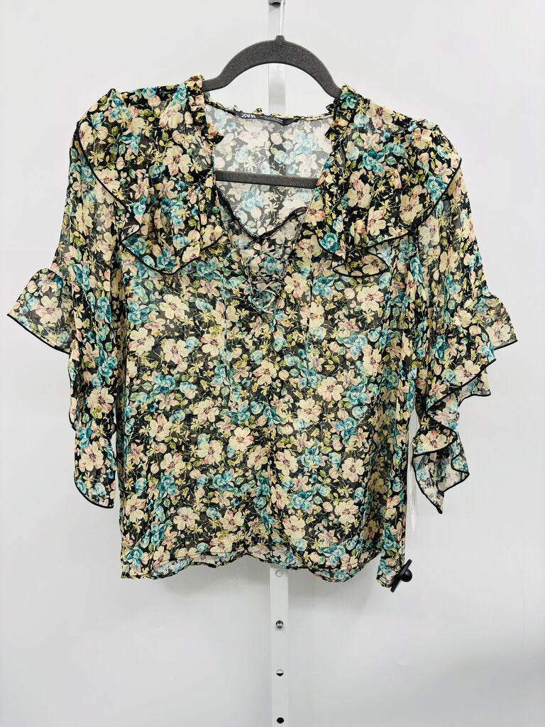 Zara Blouse Beige XS