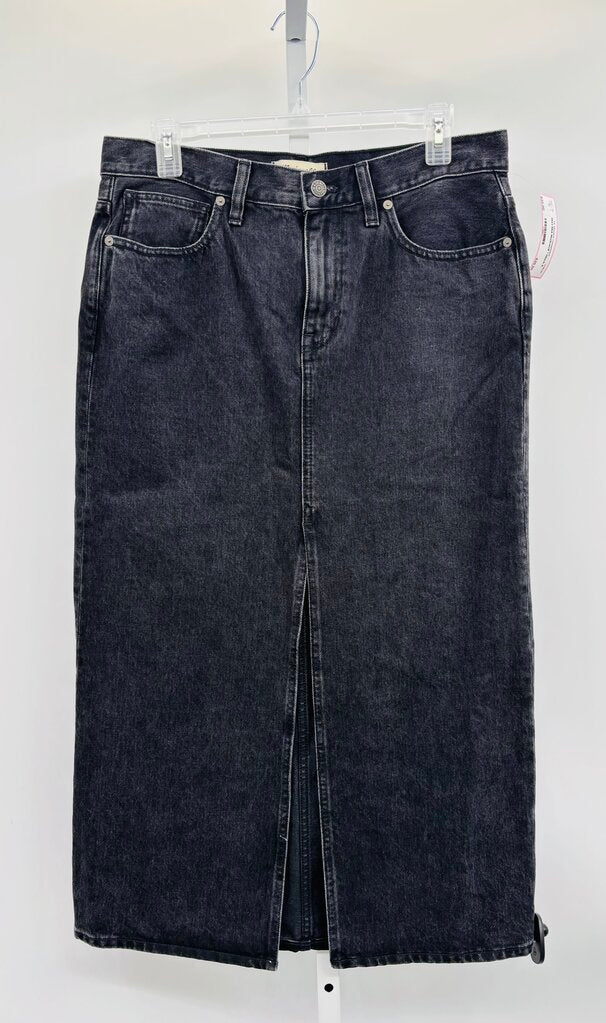 Madewell Skirt Midi Black 6