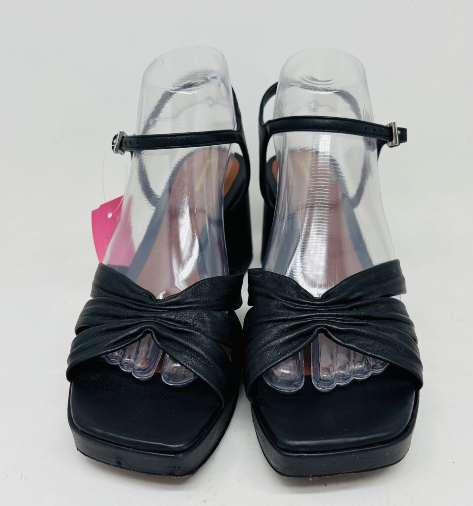 Reformation Heels Black 8