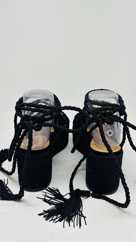 Schutz Sandals Black 8