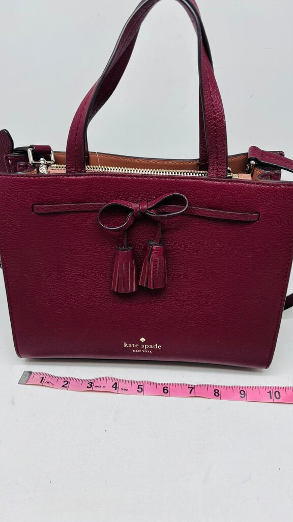 Kate Spade Crossbody Bag Burgundy