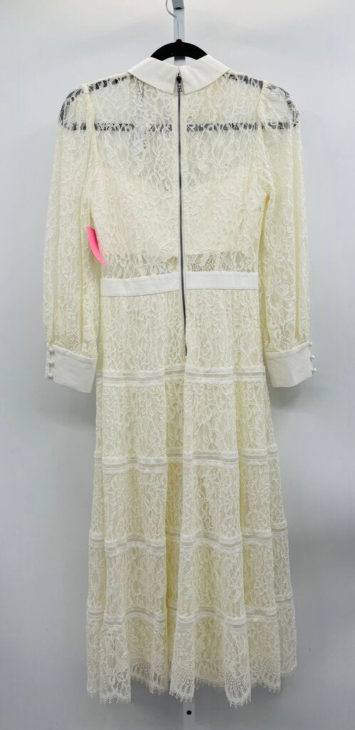 Alice + Olivia Maxi Dress White 0