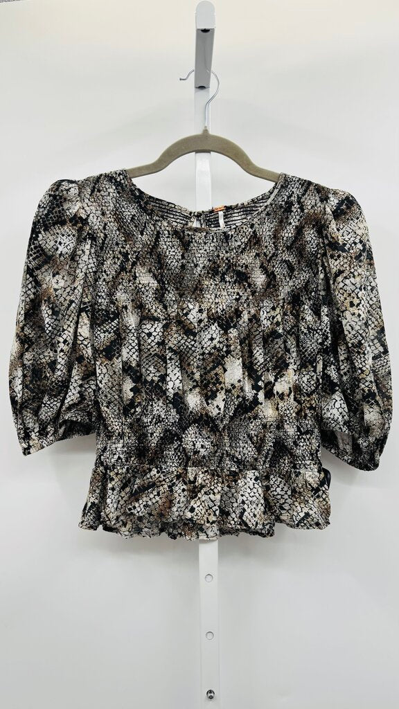 Free People Blouse Grey S