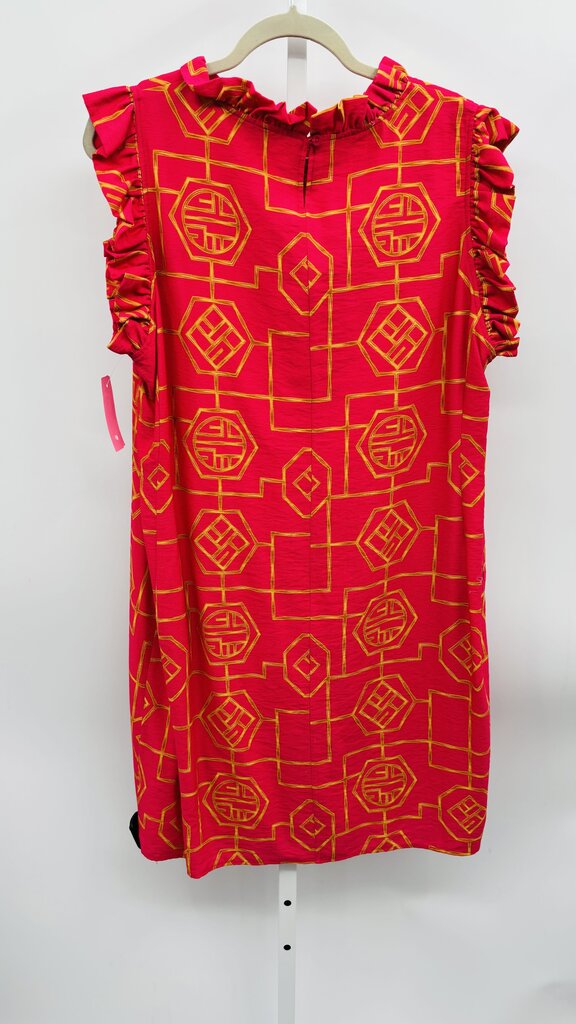 Boho Chic Dress Pink XL