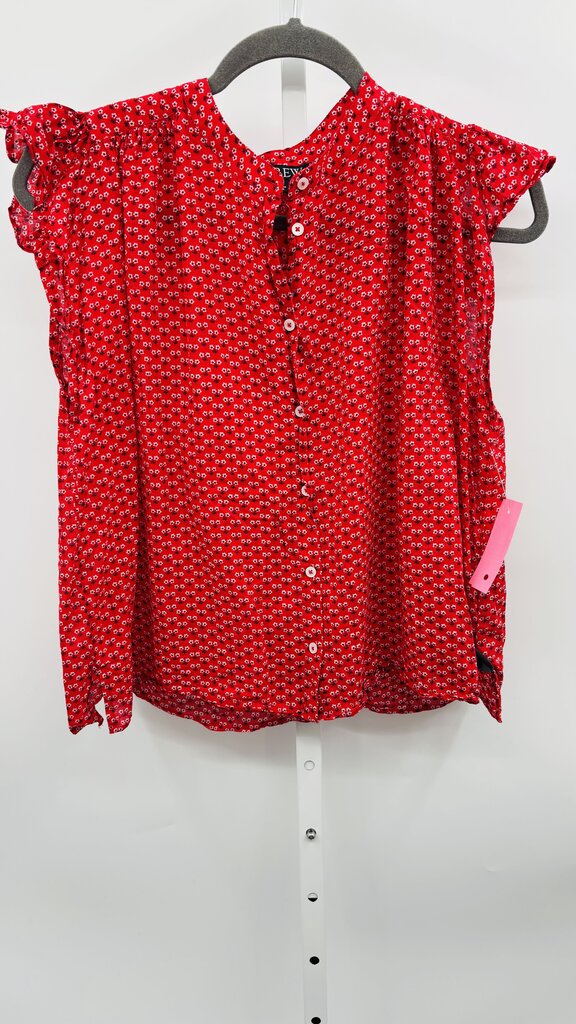 J. Crew Blouse Red M