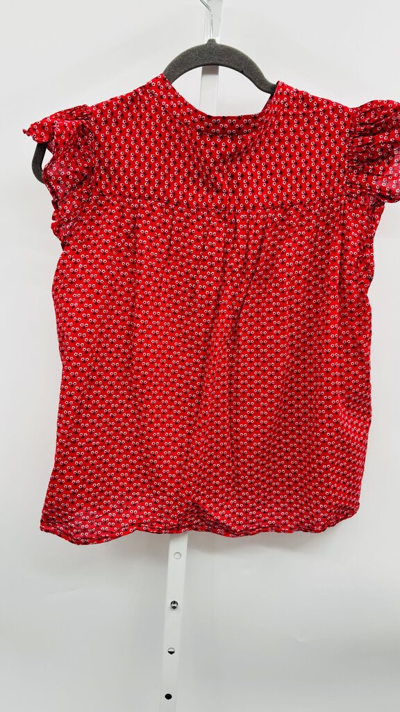 J. Crew Blouse Red M