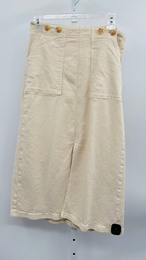 Pilcro Skirt Midi Beige 8
