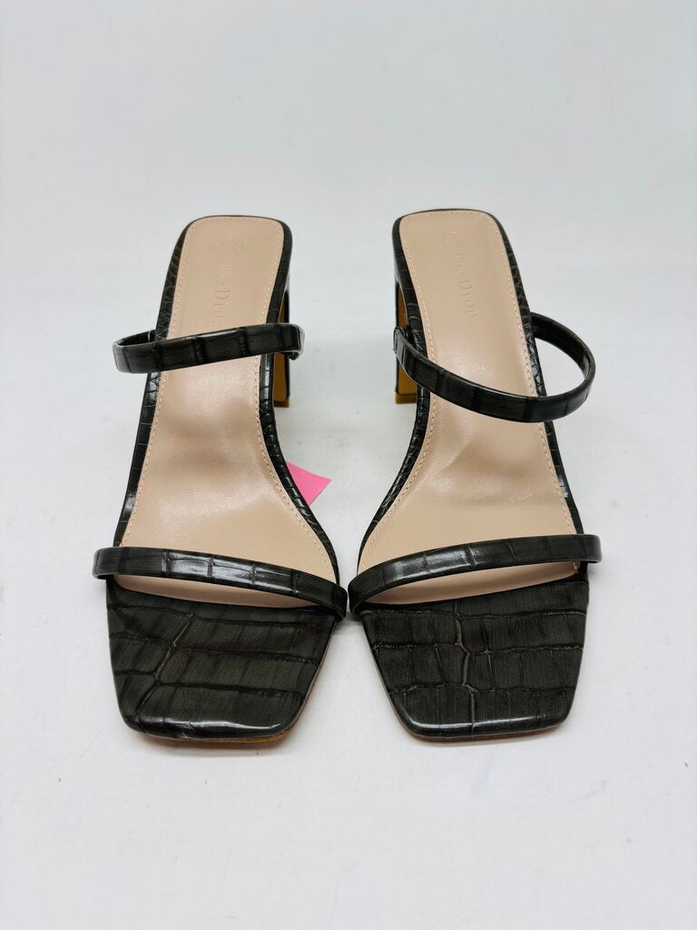 The Drop Heels Green 7.5