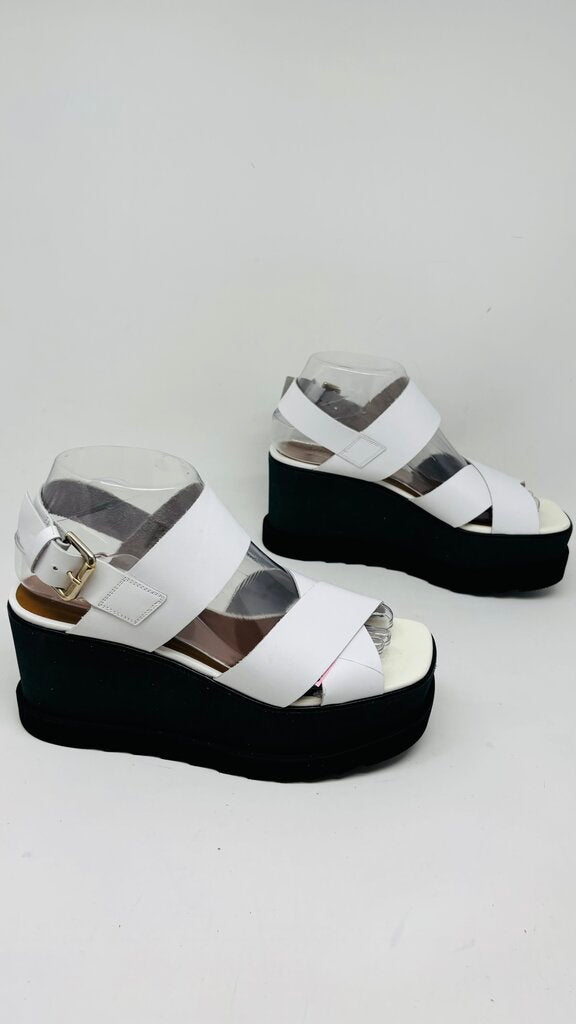 Free People Wedge White 7.5