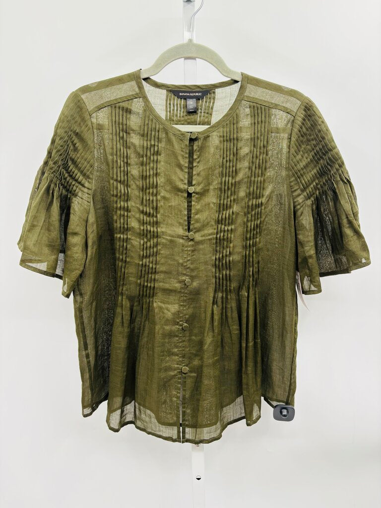 Banana Republic Blouse Green M