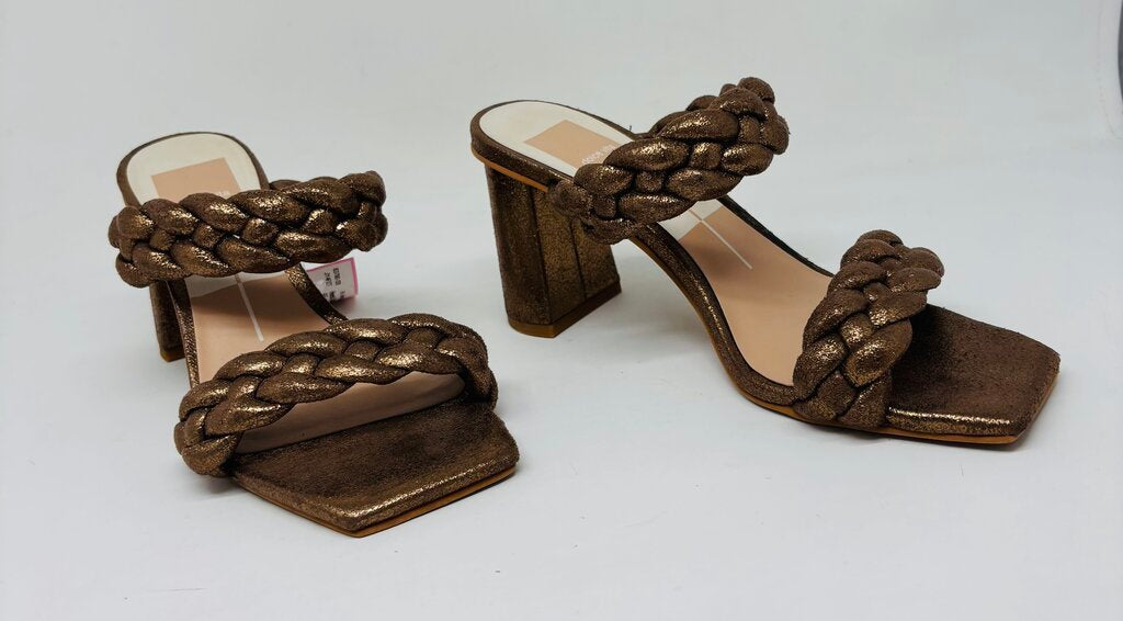 Dolce Vita Heels Gold 6.5