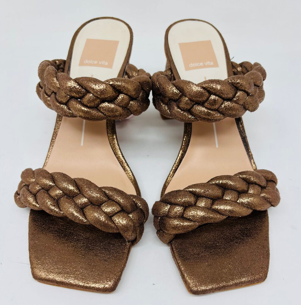 Dolce Vita Heels Gold 6.5