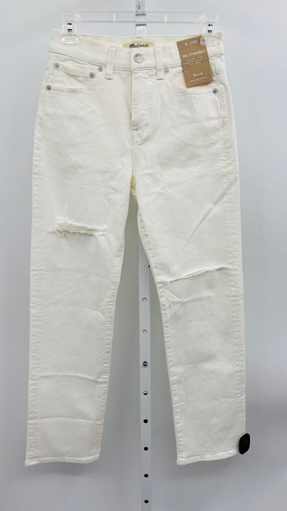 Madewell Jeans Straight White 00