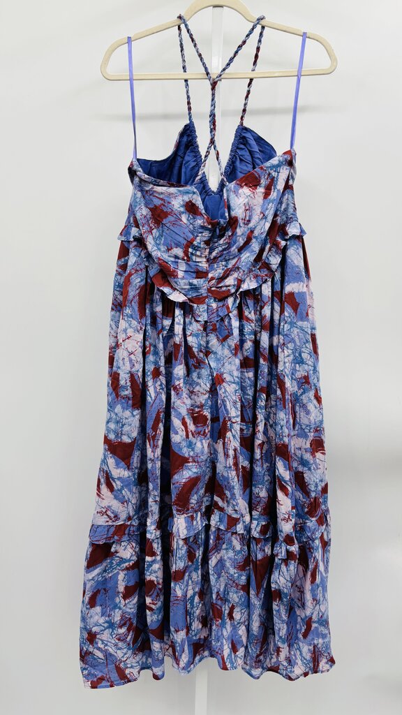Anthropologie Maxi Dress Blue L