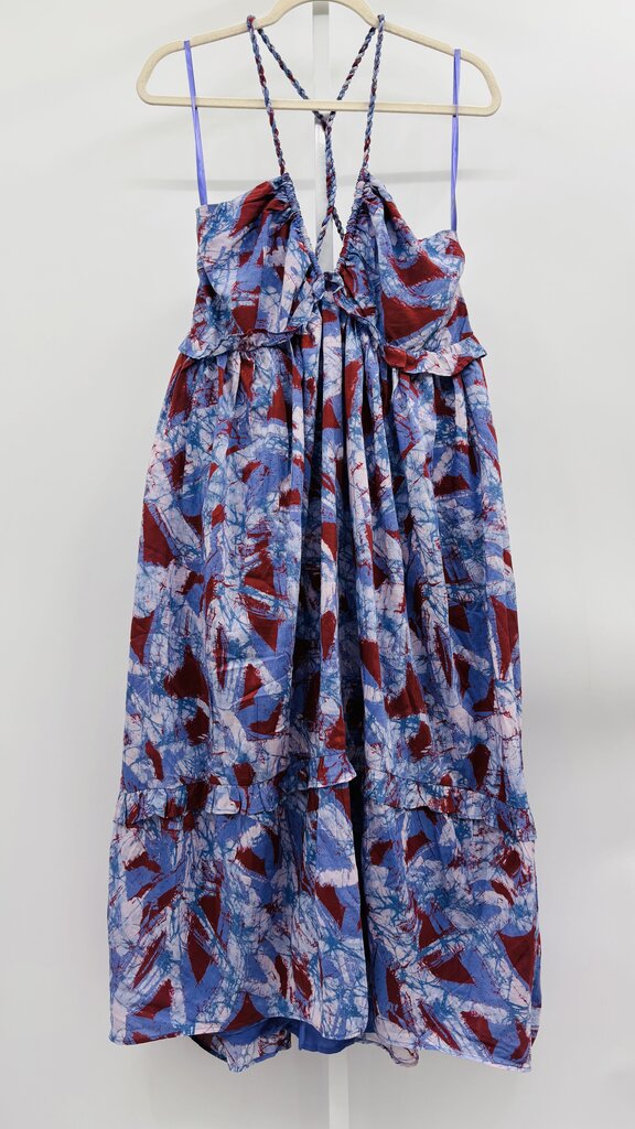 Anthropologie Maxi Dress Blue L