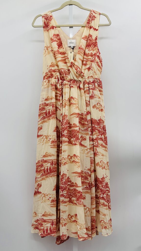 Reformation Maxi Dress Beige 6
