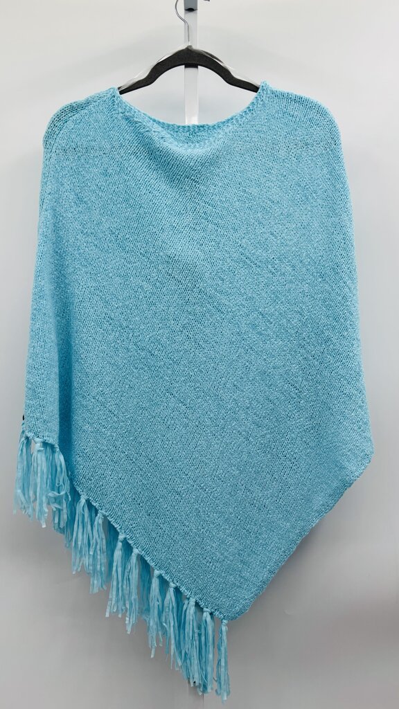 Chico's Poncho Blue XL