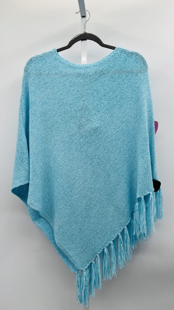 Chico's Poncho Blue XL