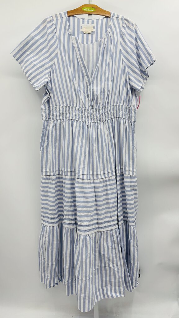 Anthropologie Maxi Dress Plus Blue 3X