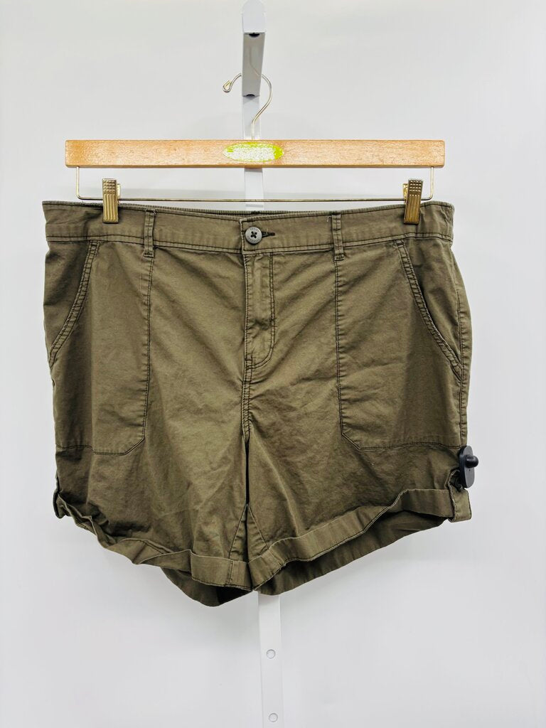 Social Standard Shorts Plus Green XXL