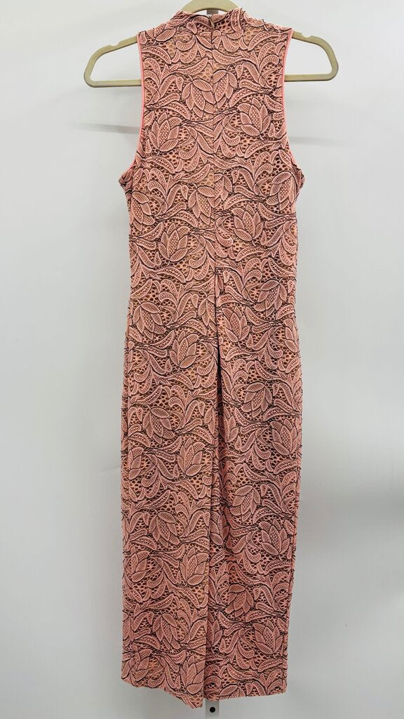 Dress the Population Maxi Dress Pink L