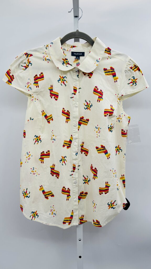 ModCloth Shirt Beige L