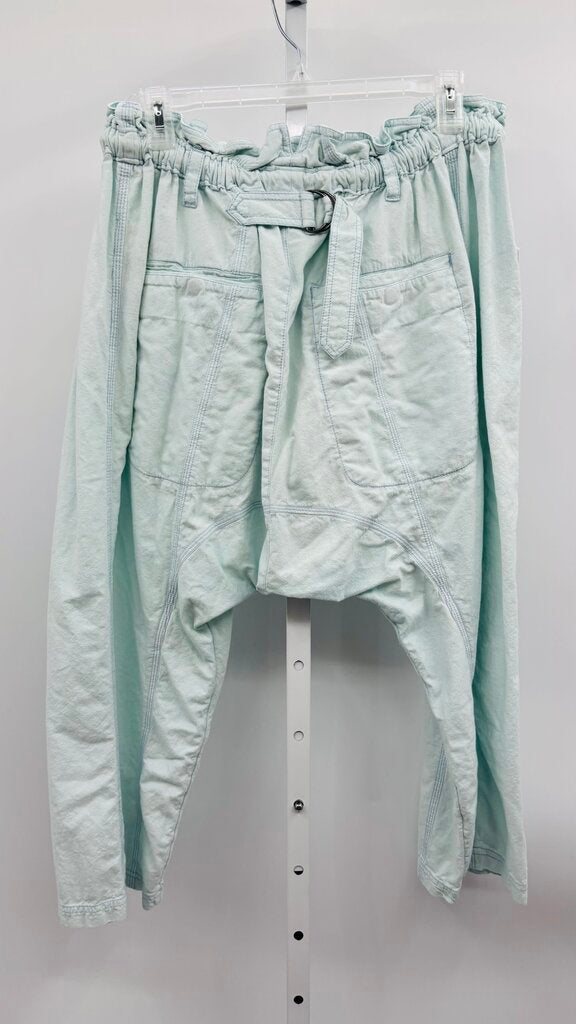 Free People Cropped Pants Blue XS