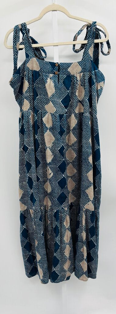 Maelu Maxi Dress Navy XL