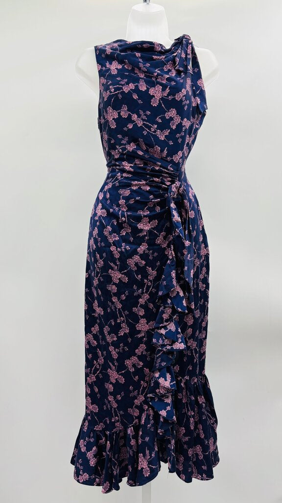 Cinq a Sept Maxi Dress Navy 4