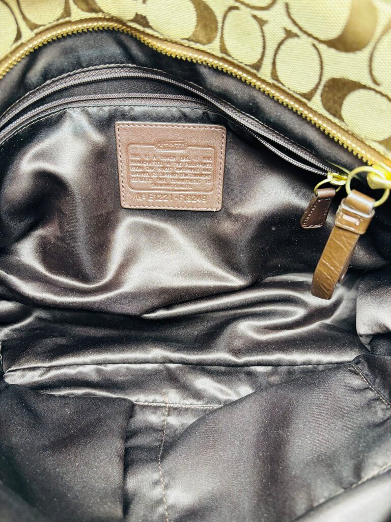 Coach Handbag Tan