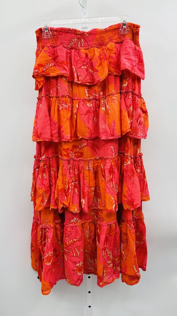 Free People Skirt Maxi Orange M