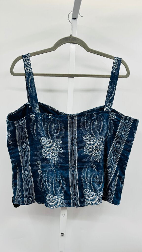 Lauren Jeans Corset Navy XL