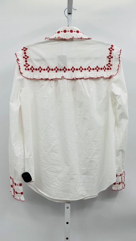 Polo Blouse White L
