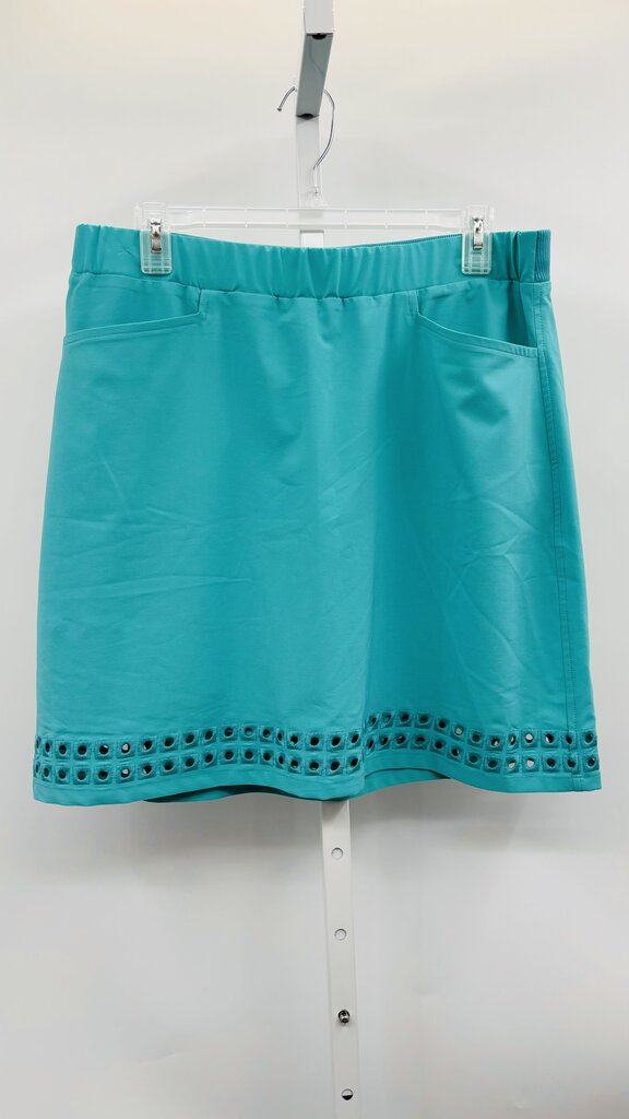 Chico's Skirt Teal 10