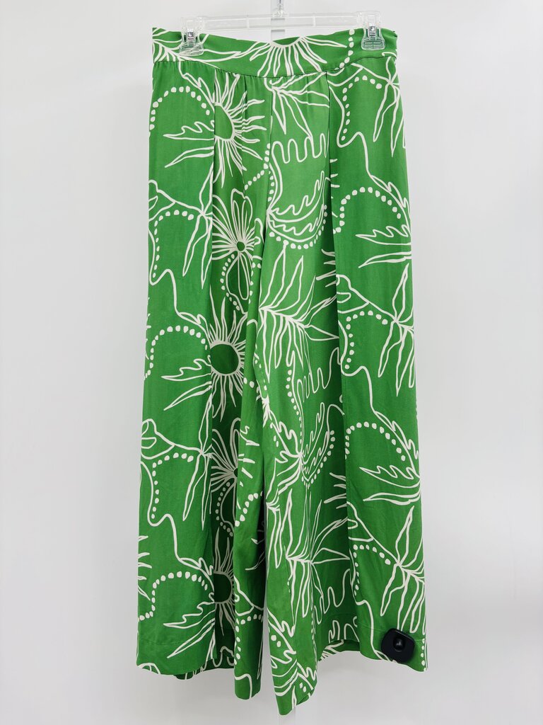 Tribal Pants Wide Leg Green S