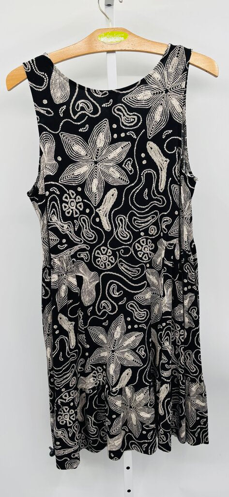 Tribal Dress Plus Black 1X