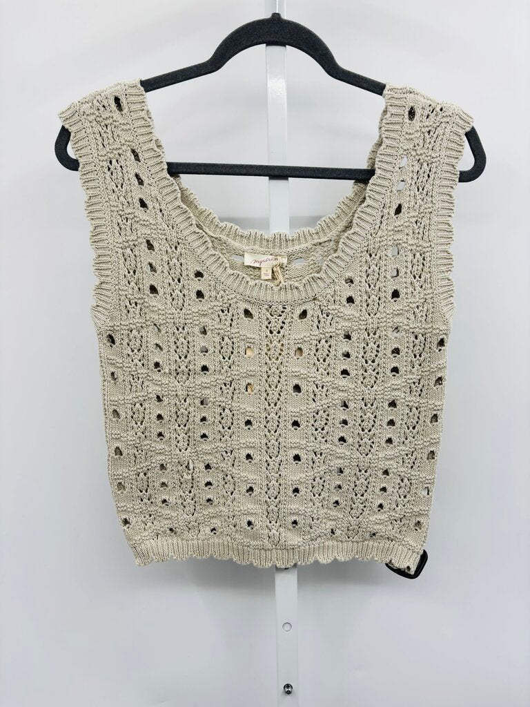 Mystree Sweater Vest Beige S