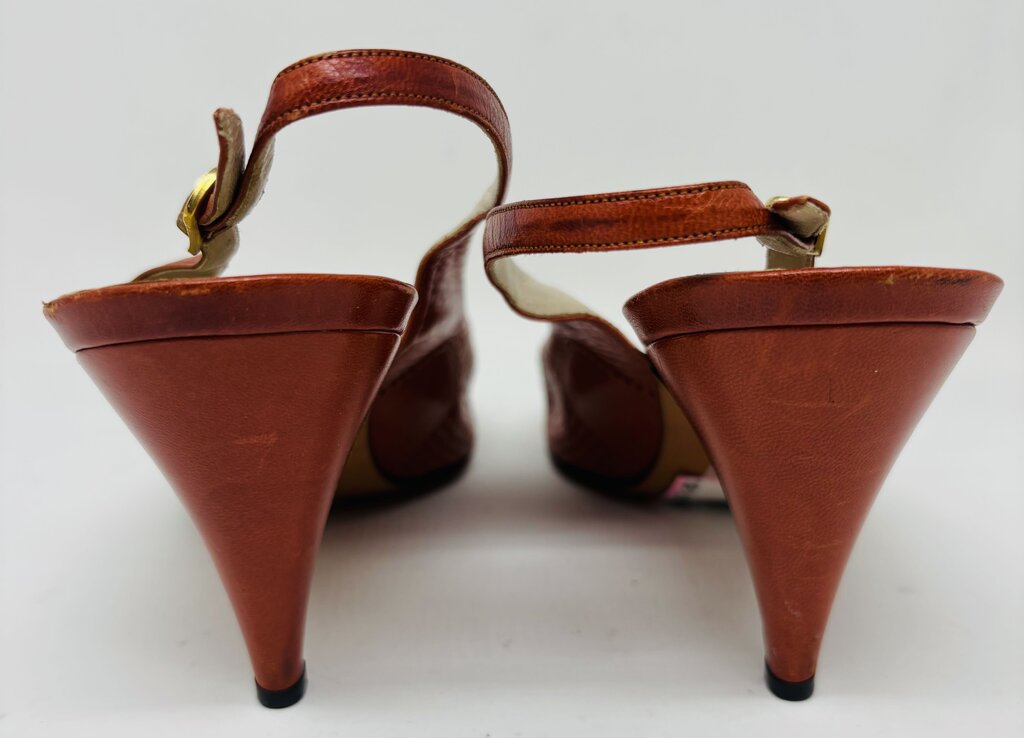 Ferragamo Heels Orange 9