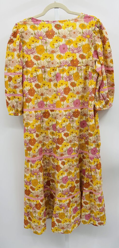 Olivia James Dress Yellow M