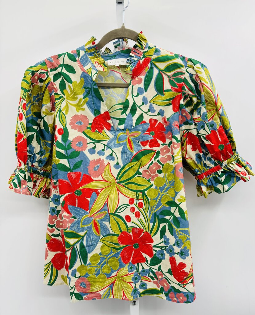 Entro Blouse Green L