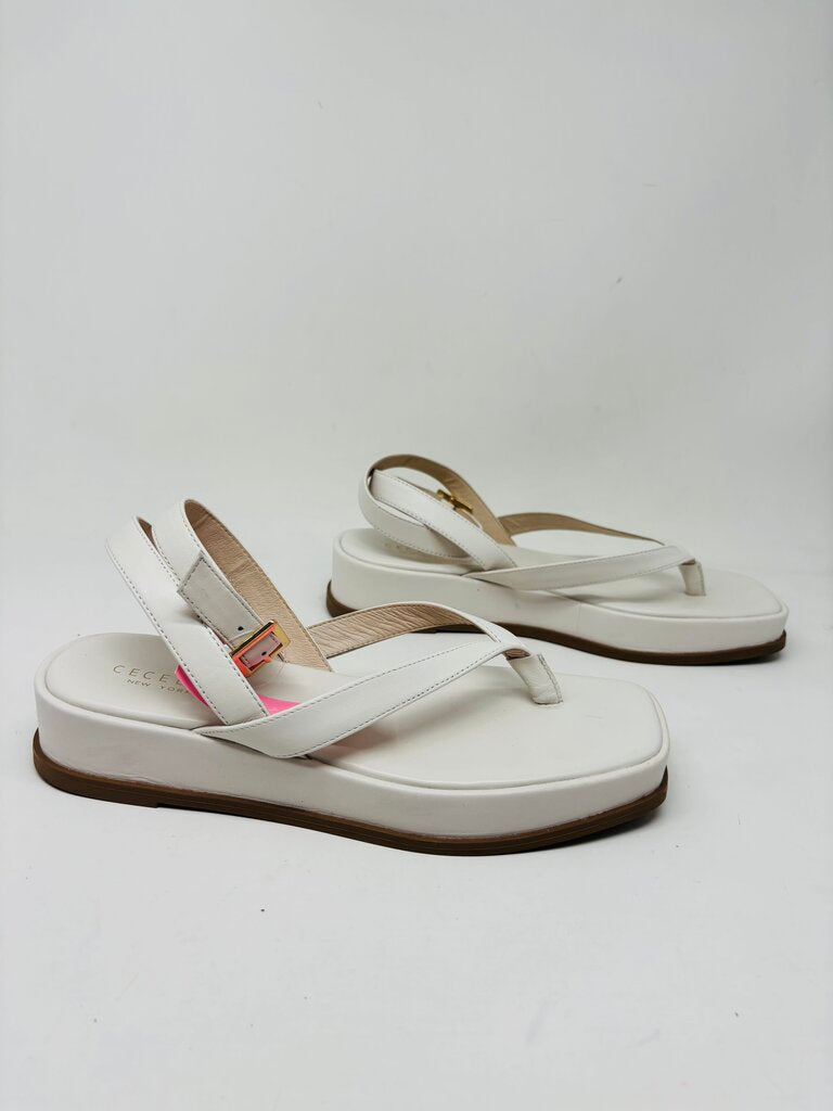 Cecelia Sandals White 8
