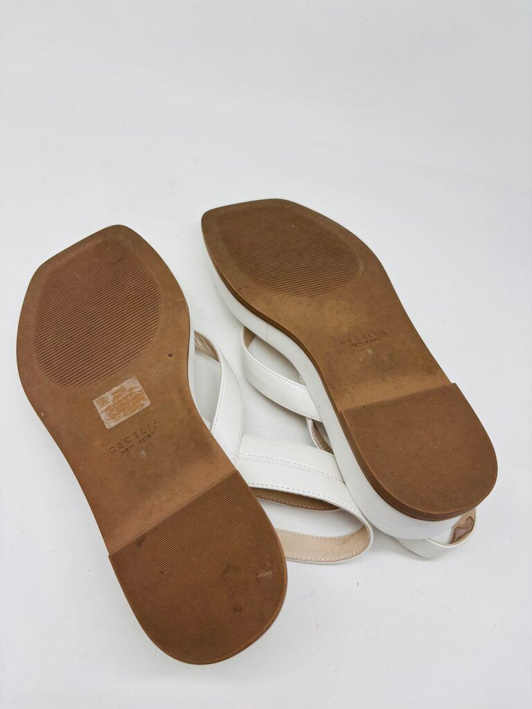 Cecelia Sandals White 8