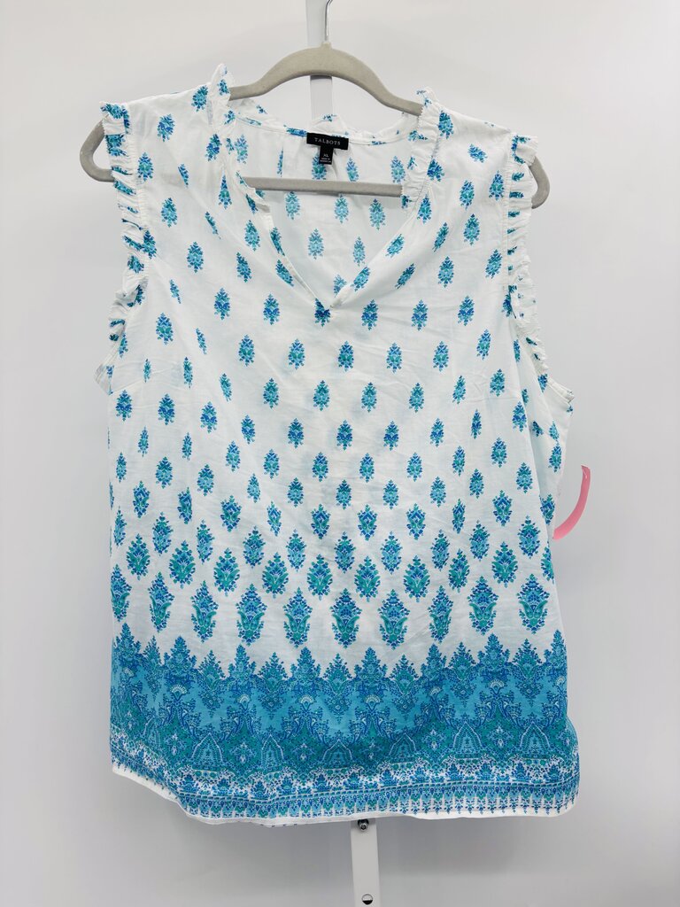 Talbots Top White XL